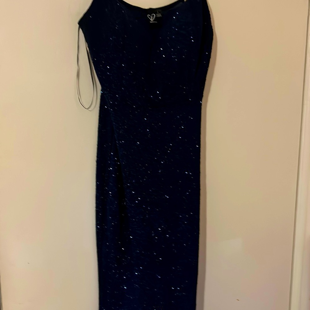 Formal dress from Windsor, worn once for a few hours, Navy blue glitter